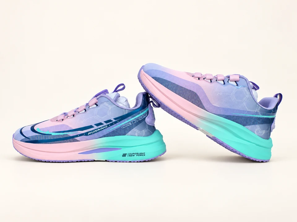 Pastel Running Trainers — Pair view