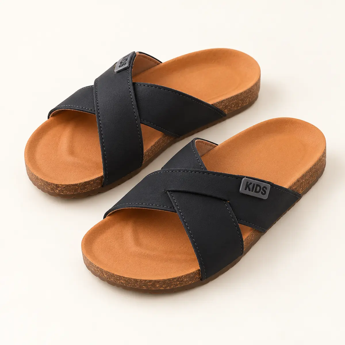 Black Crossover Slides AI studio illustration