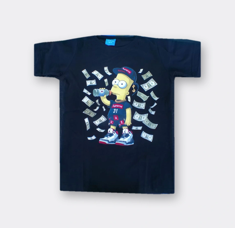 Black Bart Money Graphic T-shirt